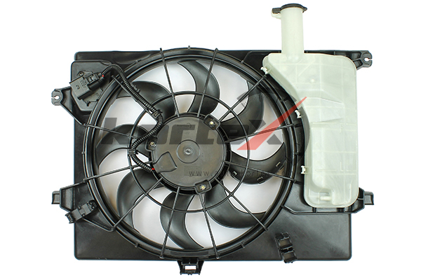 Вентилятор радиатора KIA CEED 12-/SOUL 08-/HYUNDAI ELANTRA/i30 11- (с кожухом и бачком)