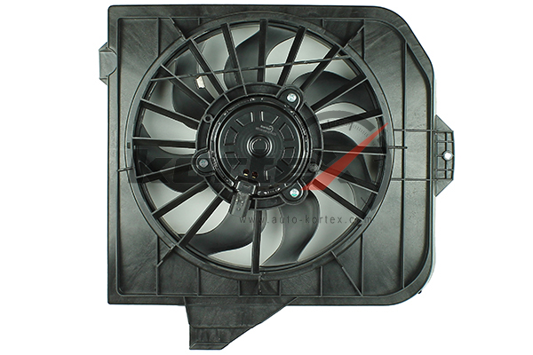 Вентилятор радиатора DODGE CARAVAN/CHRYSLER VOYAGER 01- прав.