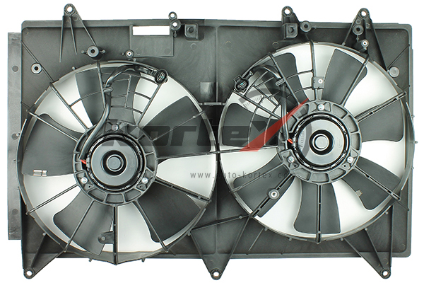 Вентилятор радиатора MAZDA CX-7 06- (с кожухом) (2 вентилятора)