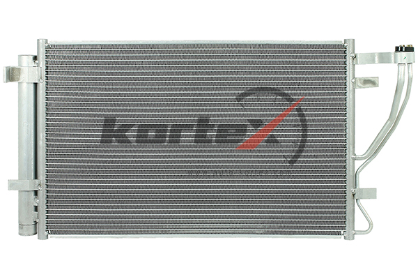 Радиатор кондиционера с ресивером  Kia Cerato (09-) (LRAC 08M1)