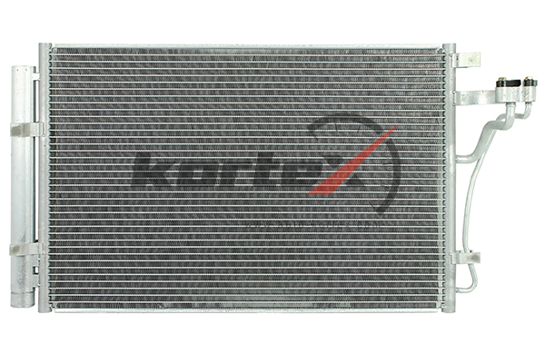Радиатор кондиционера с ресивером  Kia Soul II (14-) 1.6i/2.0i (LRAC 0819)