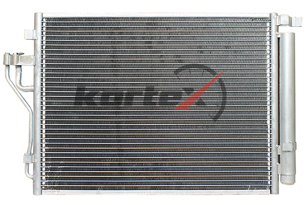 Радиатор кондиционера с ресивером  Kia Sportage III/Hyundai iX35 (10-) D (тип Halla) (LRAC 0825)